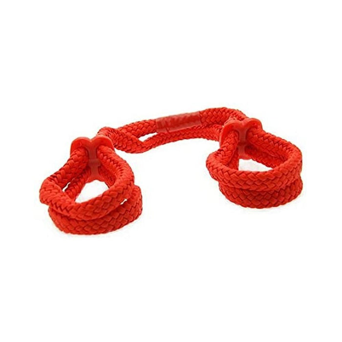 Fetish Fantasy Silk Rope Love Cuffs Red | SexToy.com