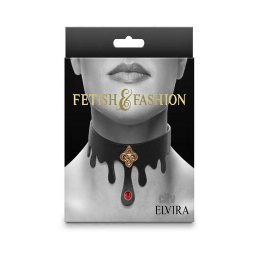 Fetish & Fashion Elvira Collar Black - SexToy.com