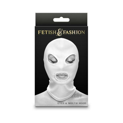 Fetish & Fashion Eyes&mouth Hood White - SexToy.com
