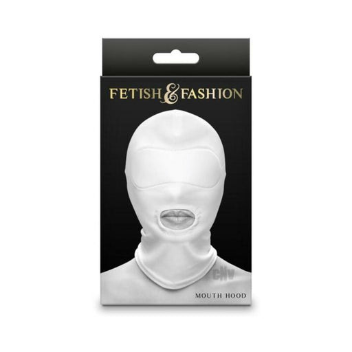 Fetish & Fashion Mouth Hood White - SexToy.com