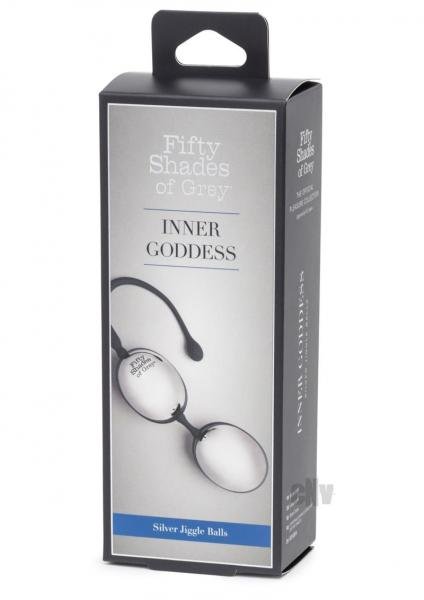 Fifty Shades Of Grey Inner Goddess Silver Jiggle Balls 2.3oz | SexToy.com