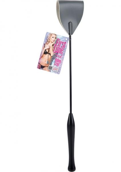 First Time Fetish Riding Crop Grey 16.5 Inch | SexToy.com