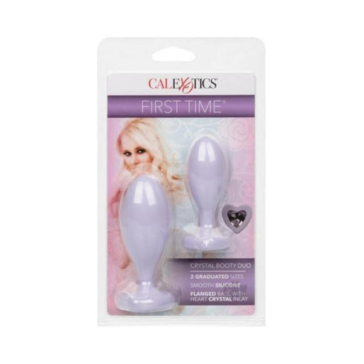 First Time Love Crystal Booty Duo Purple - SexToy.com