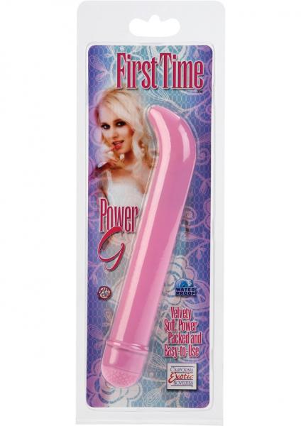 First Time Power G Vibe Waterproof 6.25 Inch Pink | SexToy.com
