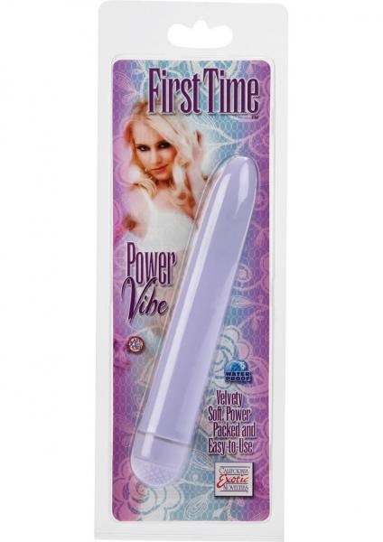 First Time Power Vibe Waterproof 6 Inch Purple | SexToy.com