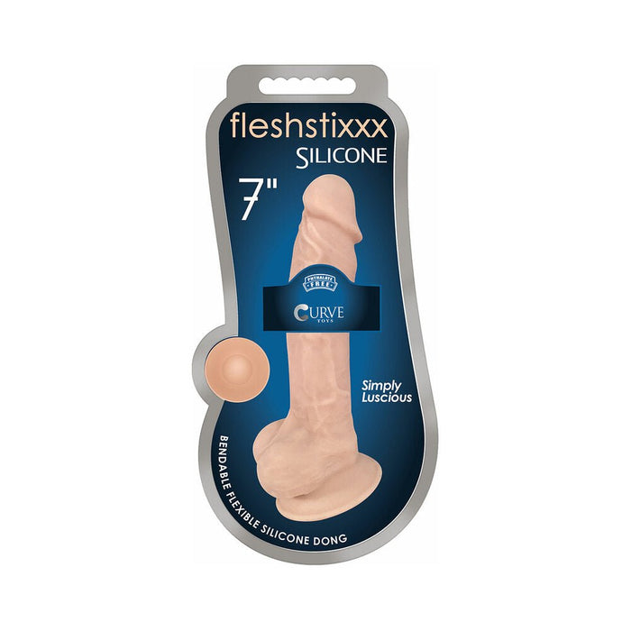 Fleshstixxx Silicone Silexpan 7 inches Dildo W/balls - SexToy.com