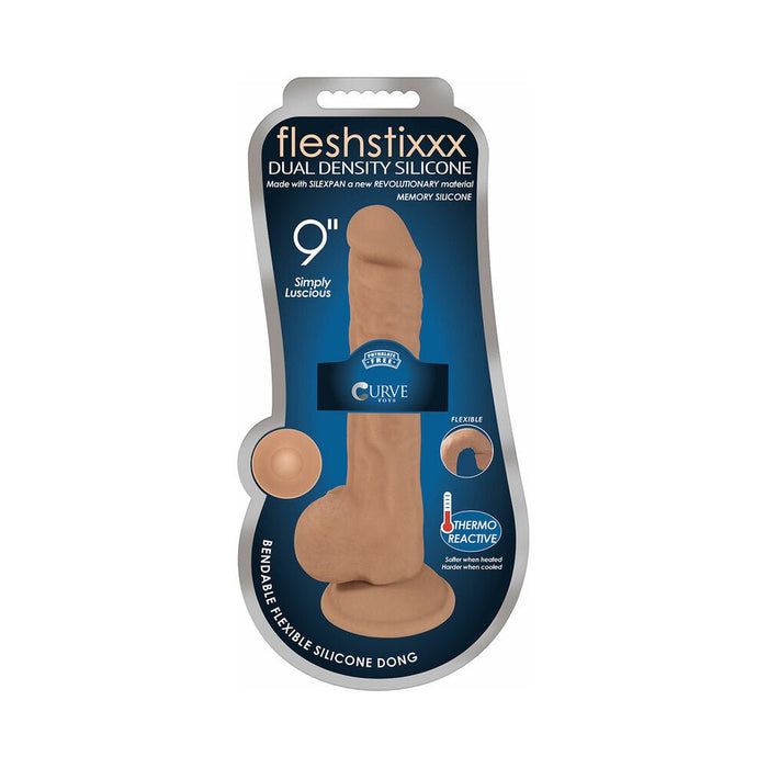 Fleshstixxx Silicone Silexpan 9 inches Dildo W/balls - SexToy.com