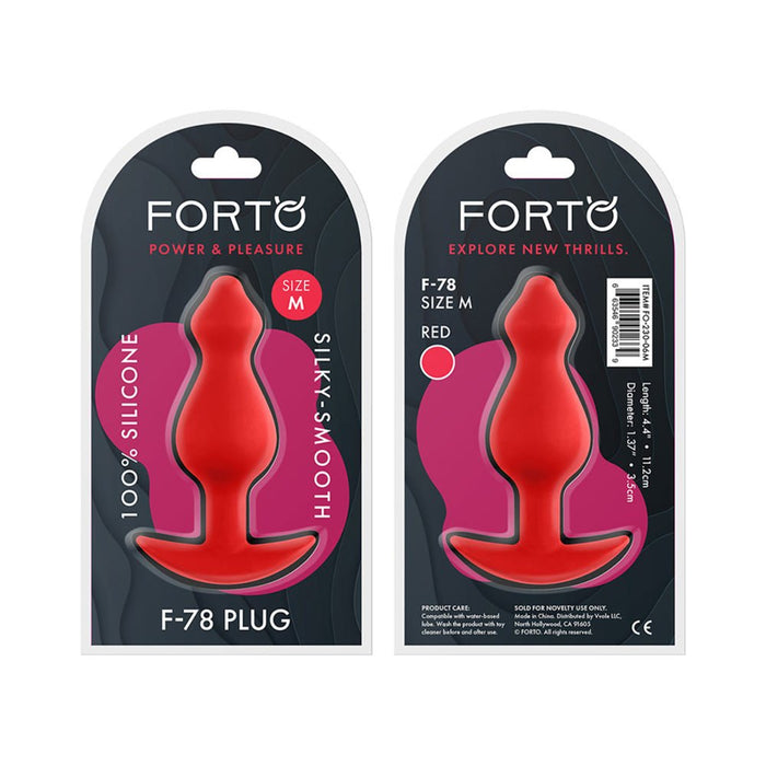 Forto F-78: Pointee 100% Silicone Plug Medium | SexToy.com