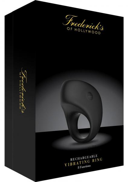 Frederick's of Hollywood Rechargeable Vibrating Ring Black | SexToy.com