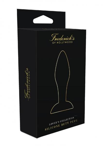 Frederick's of Hollywood Silicone Butt Plug Black | SexToy.com