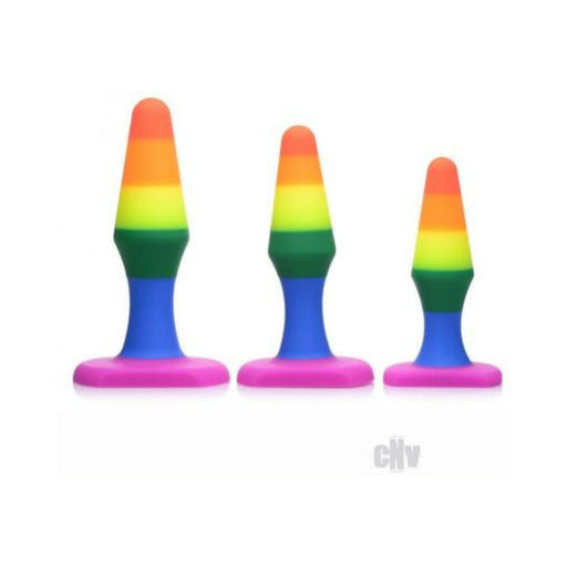 Frisky Rainbow Silicone Anal Trainer Set - SexToy.com