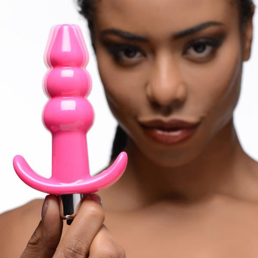 Frisky Ribbed Vibrating Butt Plug | SexToy.com