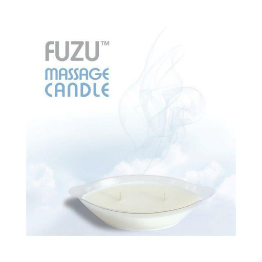 Fuzu Massage Candle Freshly Unscented White 4 Oz. | SexToy.com