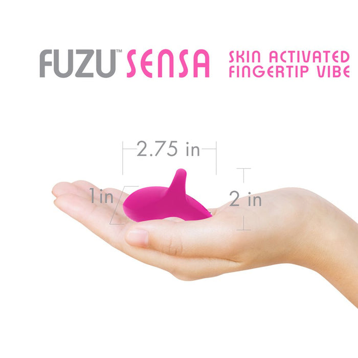 Fuzu Sensa Rechargeable Skin-activated Fingertip Vibe Pink - SexToy.com