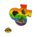 Gaysentials Lapel Pin Rainbow Double Male - SexToy.com