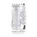 Gender X Double Fantasy Dual-entry Stroker Clear - SexToy.com