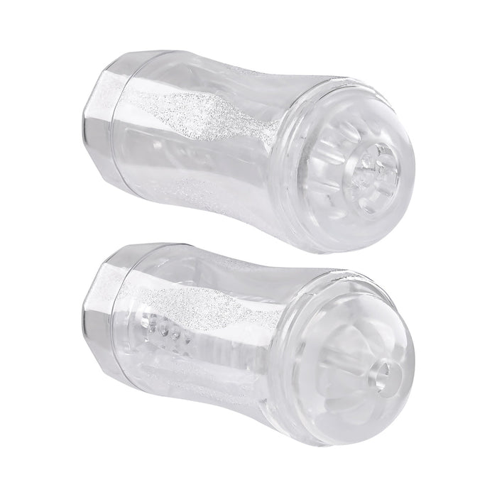 Gender X Double Fantasy Dual-entry Stroker Clear - SexToy.com
