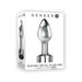 Gender X Rockin' Metal Plug Mini Rechargeable Vibrating Anal Plug Aluminum Silver - SexToy.com