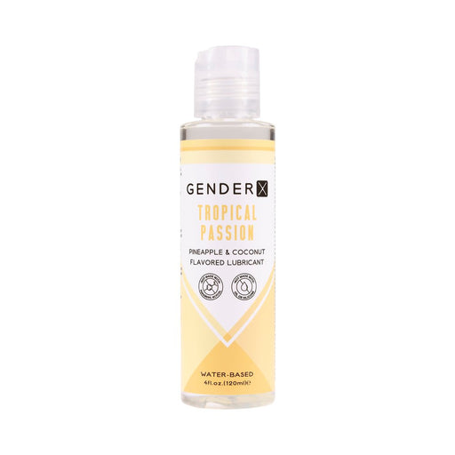 Gender X Tropical Passion Pineapple & Coconut Flavored Water-based Lubricant 4 Oz. - SexToy.com