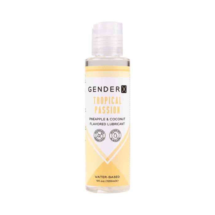 Gender X Tropical Passion Pineapple & Coconut Flavored Water-based Lubricant 4 Oz. - SexToy.com