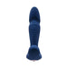 Gender X True Blue Rechargeable Thrusting Silicone Vibrator Blue - SexToy.com