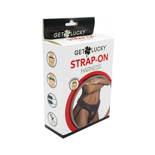 Get Lucky Strap On Harness - Black - SexToy.com
