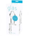 Glas 5 inches Juicer Clear Glass Butt Plug | SexToy.com