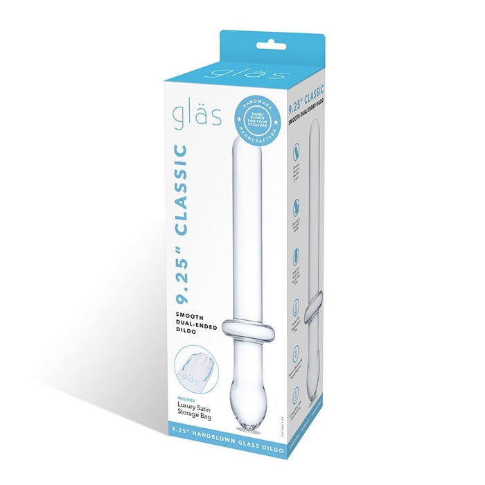 Glas Classic 9.25 In. Smooth Dual-ended Glass Dildo - SexToy.com