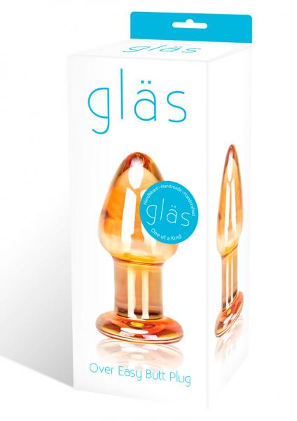 Glas Over Easy Glass Butt Plug | SexToy.com