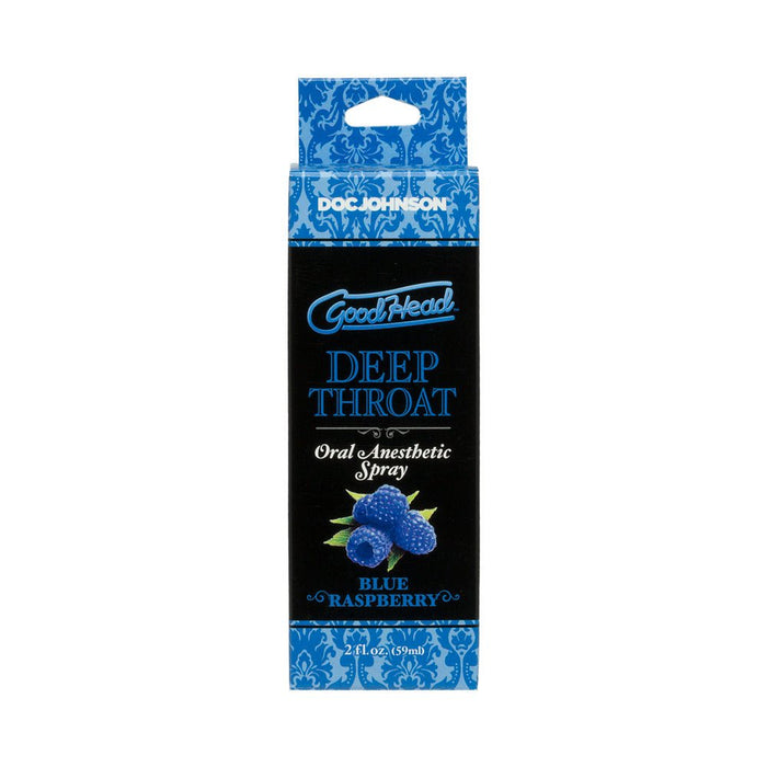 Goodhead Deep Throat Spray Blue Raspberry - SexToy.com