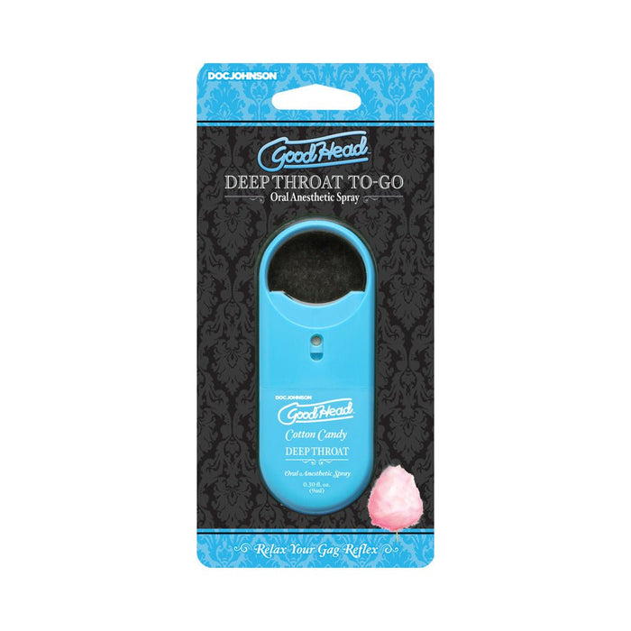 Goodhead - Deep Throat Spray To-go - Cotton Candy - 0.30 Fl. Oz. - SexToy.com