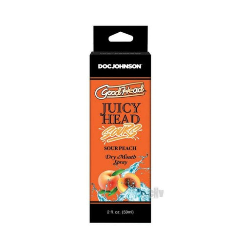 Goodhead Juicy Head Dry Mouth Spray - 2 Oz Sour Peach - SexToy.com