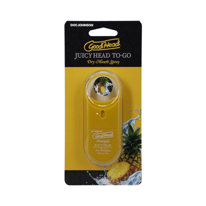 Goodhead Juicy Head Dry Mouth Spray To-go Pineapple .30 Oz. - SexToy.com