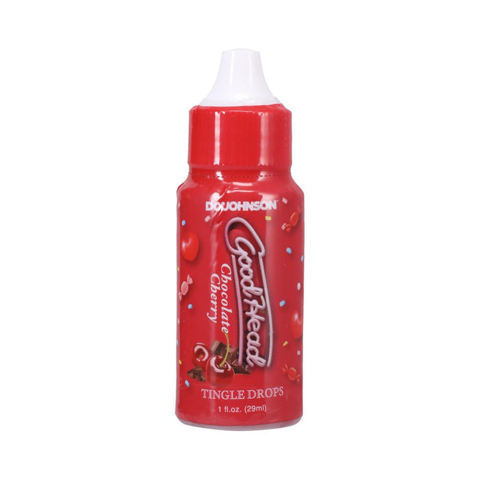 Goodhead Tingle Drops Chocolate, Chocolate Cherry, Chocolate Strawberry 3-pack 1 Oz. - SexToy.com