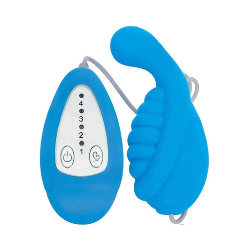 Gossip Whirl 4 Speed Silicone Egg Vibe- Blue | SexToy.com