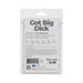 Got Big Dick Cockring 2-pack Smoke - SexToy.com