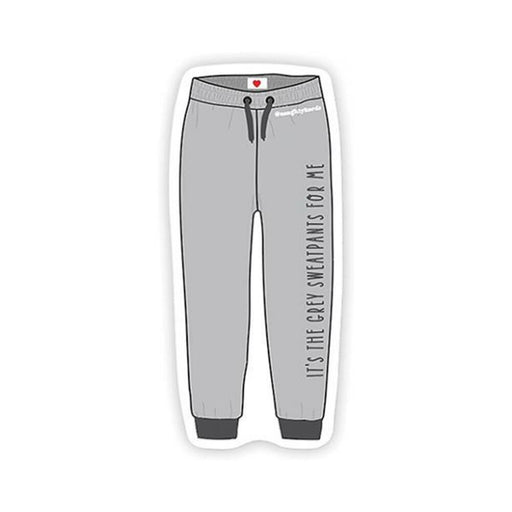 Grey Sweatpants Naughty Sticker - Pack Of 3 - SexToy.com