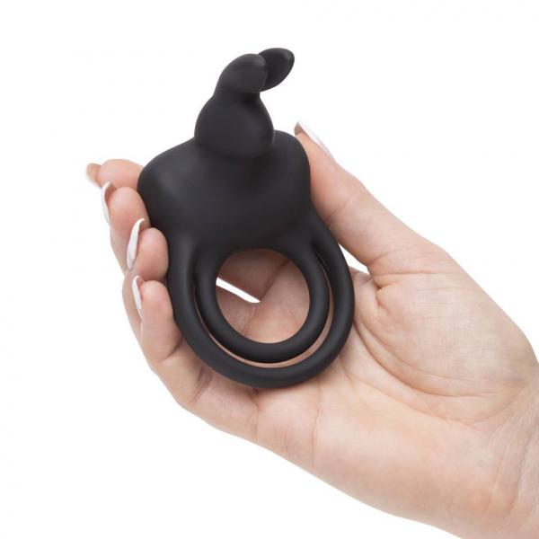 Happy Rabbit Cock Ring Rechargeable Black | SexToy.com