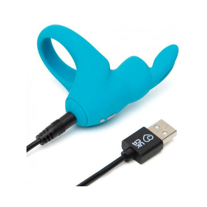 Happy Rabbit Rechargeable Cock Ring Blue | SexToy.com