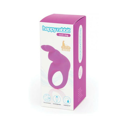 Happy Rabbit Rechargeable Cock Ring Purple | SexToy.com