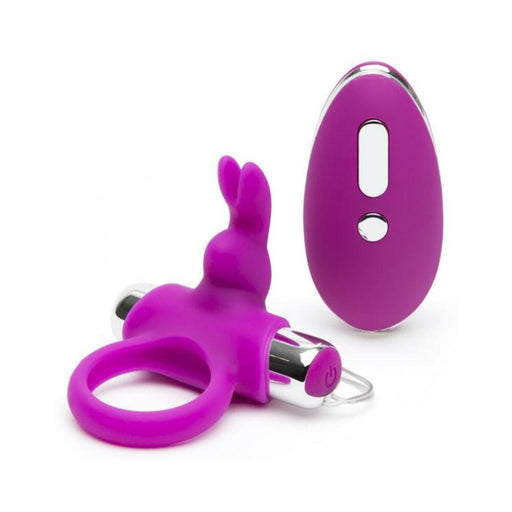 Happy Rabbit Remote Control Ring Purple - SexToy.com