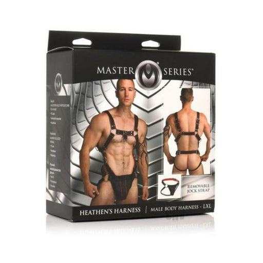 Heathen's Male Body Harness - L/xl - SexToy.com