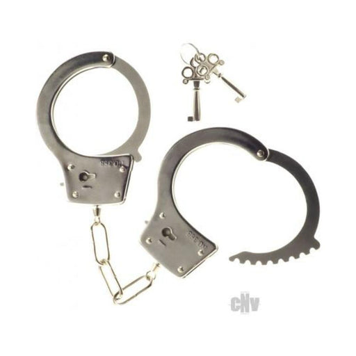 Heay Metal Handcuffs Silver Kink - SexToy.com