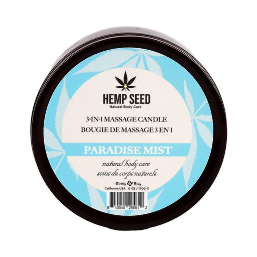 Hemp Seed 3-In-1 Massage Candle Paradise Mist 6 oz. - SexToy.com