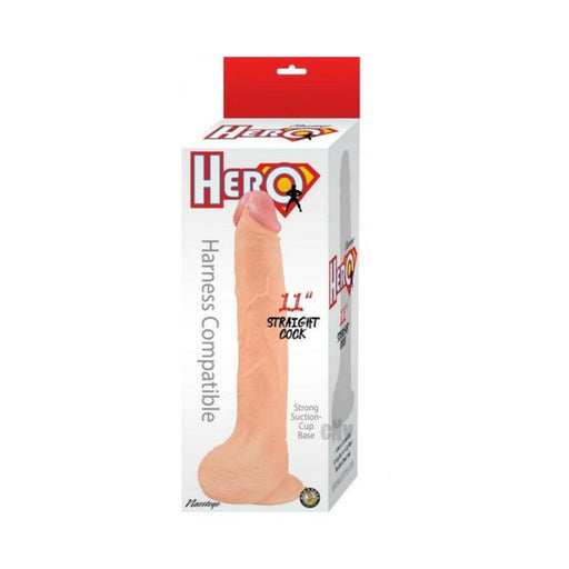 Hero Straight Cock 11 In. White | SexToy.com
