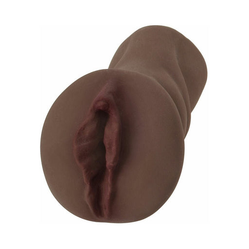 Home Grown Pussy Delicate Daisy Chocolate Brown Stroker - SexToy.com