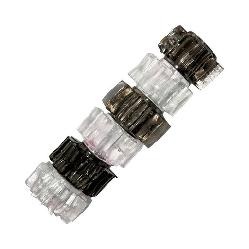 Hung Pleasure Stars Jelly Cock Rings Black/clear 6 Pack | SexToy.com