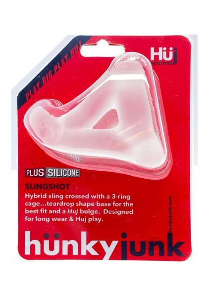 Hunky Junk Slingshot 3 Ring Teardrop - Ice | SexToy.com