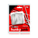 Hunkyjunk Fractal Tactile Ballstretcher Clear Ice | SexToy.com