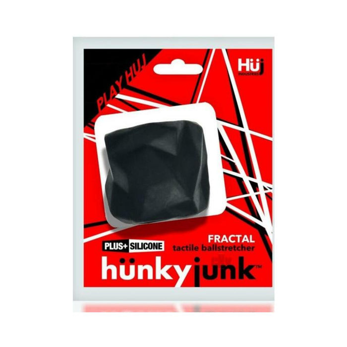Hunkyjunk Fractal Tactile Ballstretcher Tar Ice | SexToy.com